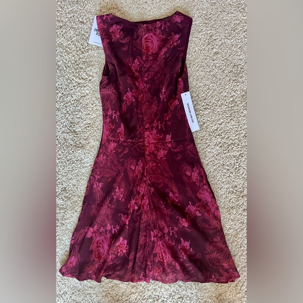 Princess Polly Vivre Burgundy Mini Dress - Picture 5 of 5